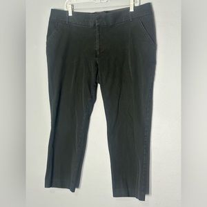Ava & Viv black women’s size 16 W pant trouser ankle length cropped